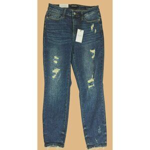 Judy Blue Womens Distressed Relaxed Fit Jeans 5/27 NWT NEW
